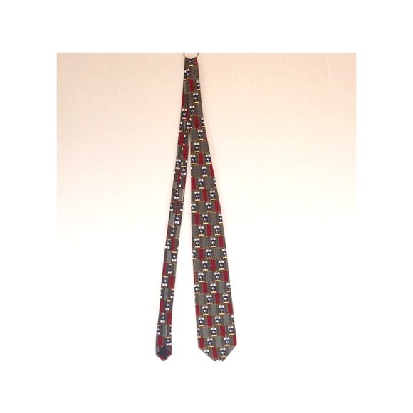 Trelors Neck Tie Cadbury Dairy Milk Theme Multicolor Motif - Picture 4 of 6